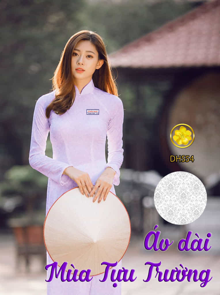 Vải áo dài màu trắng